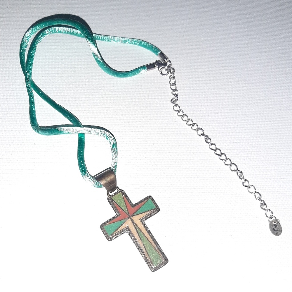 Southwestern Style Cross Necklace